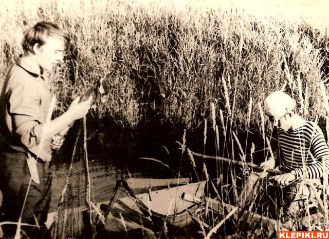 На рыбалке. Река Пра. 1968г.